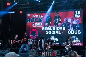 Imagen de Dulce Castigo tributo Los Suaves tocando en Las Palmas de Gran Canaria abriendo para Obus y Seguridad Social